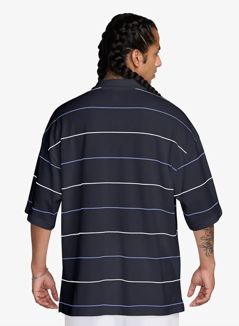 Nike Club Oversized Stripe Polo